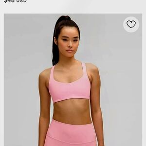 Lululemon Free To Be Wild Sports Bra Pink Size 4